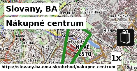 Nákupné centrum, Slovany, BA