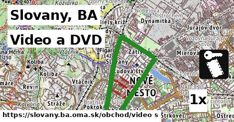 Video a DVD, Slovany, BA
