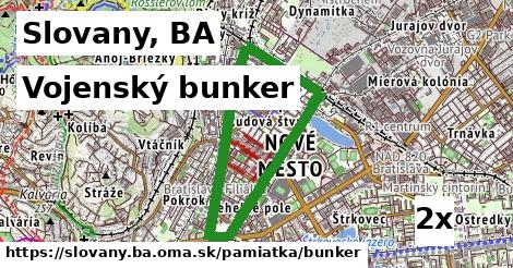 Vojenský bunker, Slovany, BA