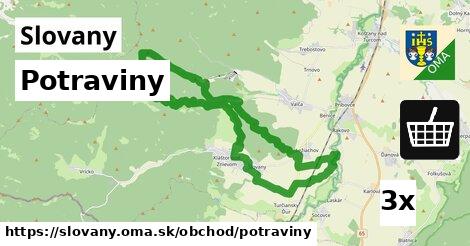 Potraviny, Slovany