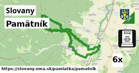 Pamätník, Slovany