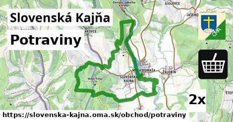 Potraviny, Slovenská Kajňa