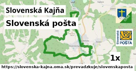 Slovenská pošta, Slovenská Kajňa