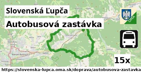 Autobusová zastávka, Slovenská Ľupča