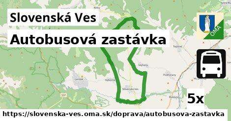 Autobusová zastávka, Slovenská Ves