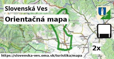 Orientačná mapa, Slovenská Ves