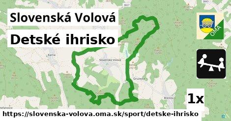 Detské ihrisko, Slovenská Volová