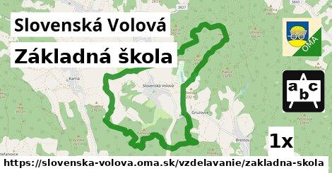 Základná škola, Slovenská Volová