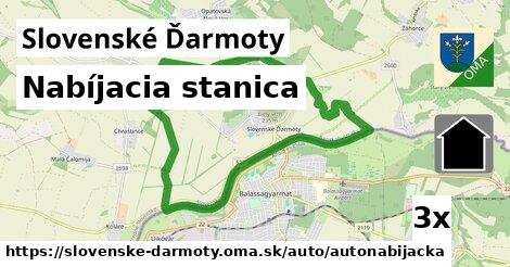 nabíjacia stanica v Slovenské Ďarmoty