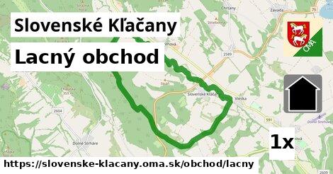 lacný obchod v Slovenské Kľačany