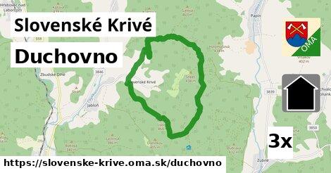 duchovno v Slovenské Krivé