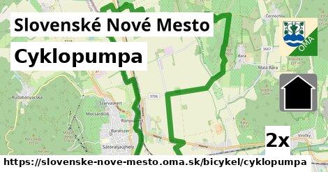 cyklopumpa v Slovenské Nové Mesto