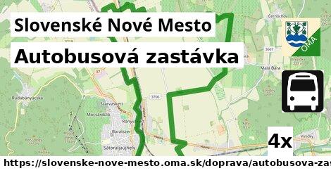 Autobusová zastávka, Slovenské Nové Mesto