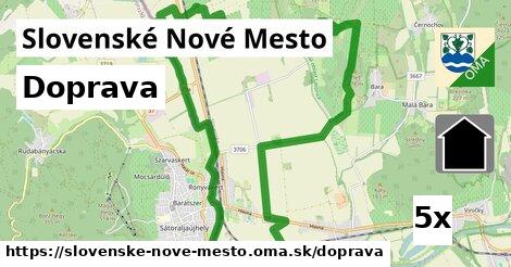 doprava v Slovenské Nové Mesto