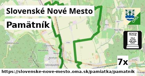 Pamätník, Slovenské Nové Mesto