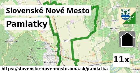 pamiatky v Slovenské Nové Mesto