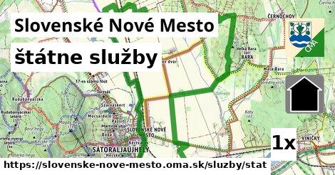 štátne služby, Slovenské Nové Mesto