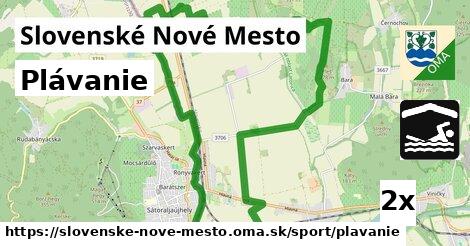 plávanie v Slovenské Nové Mesto