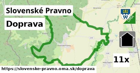 doprava v Slovenské Pravno