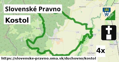 Kostol, Slovenské Pravno