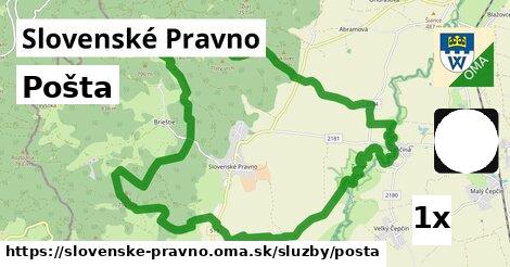 Pošta, Slovenské Pravno