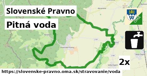 Pitná voda, Slovenské Pravno