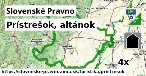 Prístrešok, altánok, Slovenské Pravno