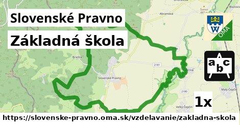 Základná škola, Slovenské Pravno