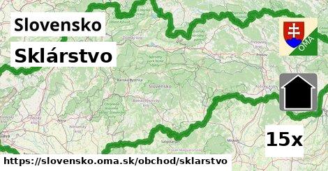 Sklárstvo, Slovensko