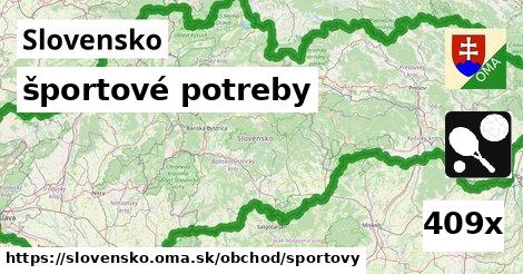 športové potreby, Slovensko