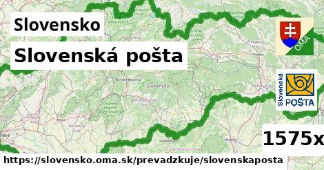 Slovenská pošta, Slovensko