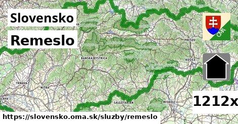 Remeslo, Slovensko