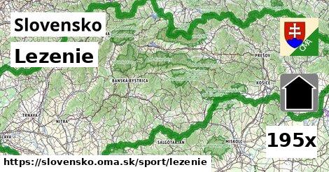 Lezenie, Slovensko