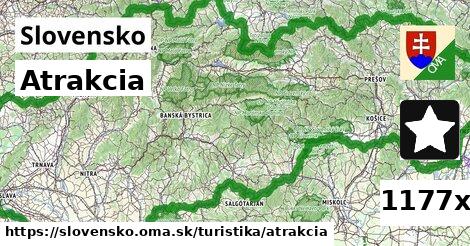 Atrakcia, Slovensko