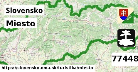 Miesto, Slovensko