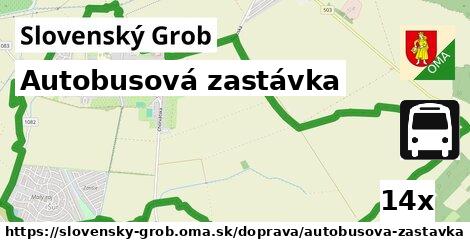 Autobusová zastávka, Slovenský Grob