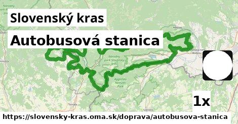 Autobusová stanica, Slovenský kras