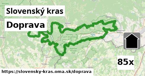 doprava v Slovenský kras