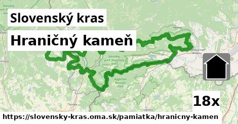 Hraničný kameň, Slovenský kras