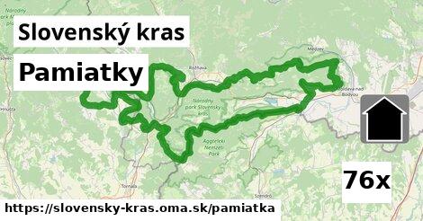 pamiatky v Slovenský kras