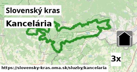 Kancelária, Slovenský kras