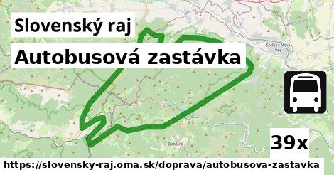 Autobusová zastávka, Slovenský raj