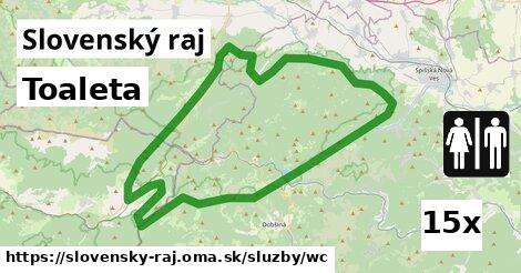 Toaleta, Slovenský raj