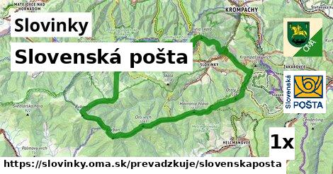 Slovenská pošta, Slovinky