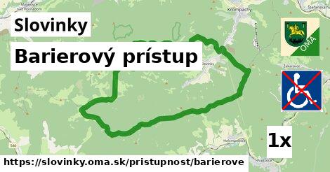 Barierový prístup, Slovinky