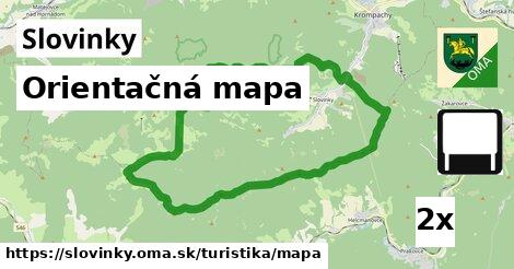 Orientačná mapa, Slovinky