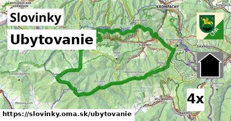 ubytovanie v Slovinky