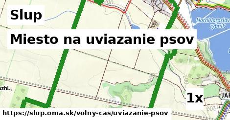 Miesto na uviazanie psov, Slup