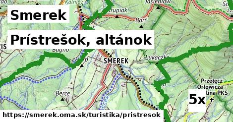 prístrešok, altánok v Smerek