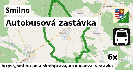 Autobusová zastávka, Smilno